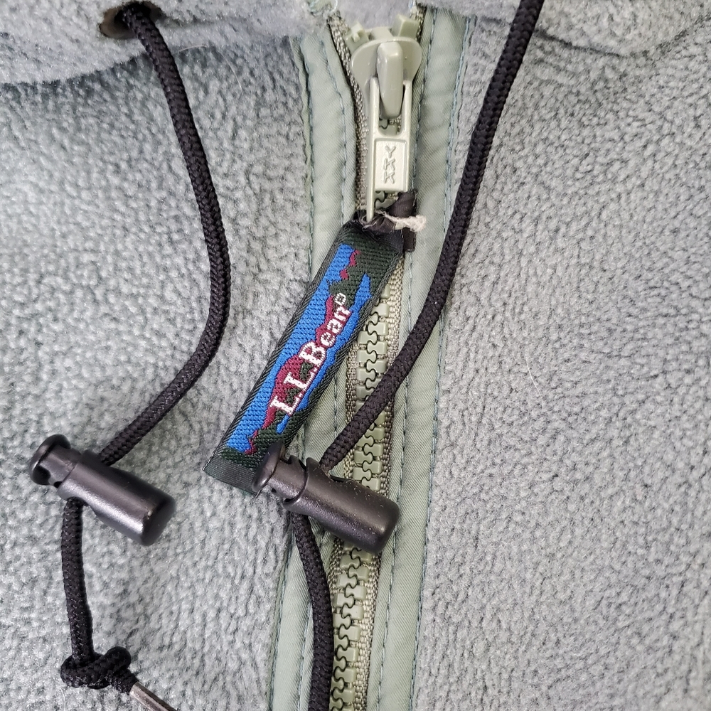 Llbean Hooded Fleece Zip Jacket - Picture 3 of 8